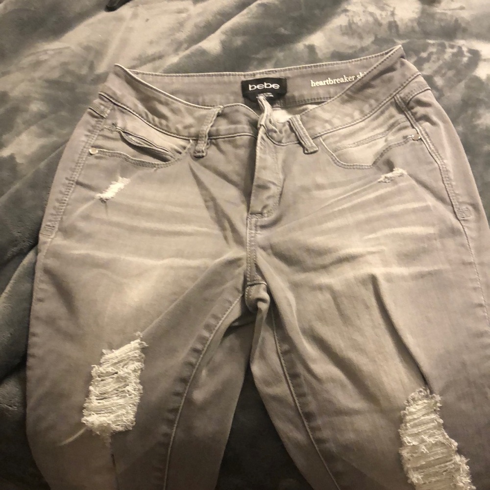 Grey jeans